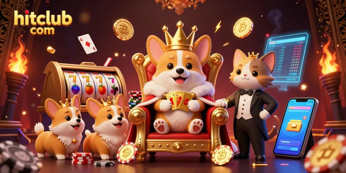 Experience the excitement of hitclub com with vibrant 3D casino characters and dynamic gaming elements.
