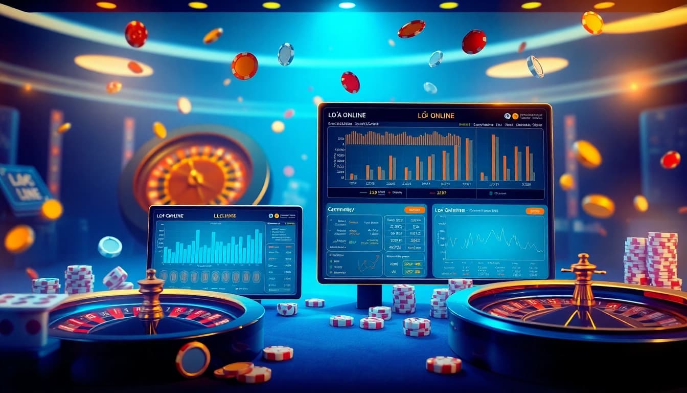 Lô đề online interactive gaming scene with casino elements and community engagement.