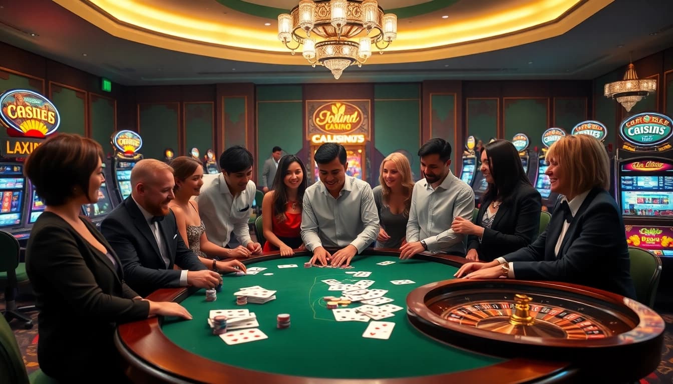 Experience the excitement of 58win as players engage in thrilling casino games.