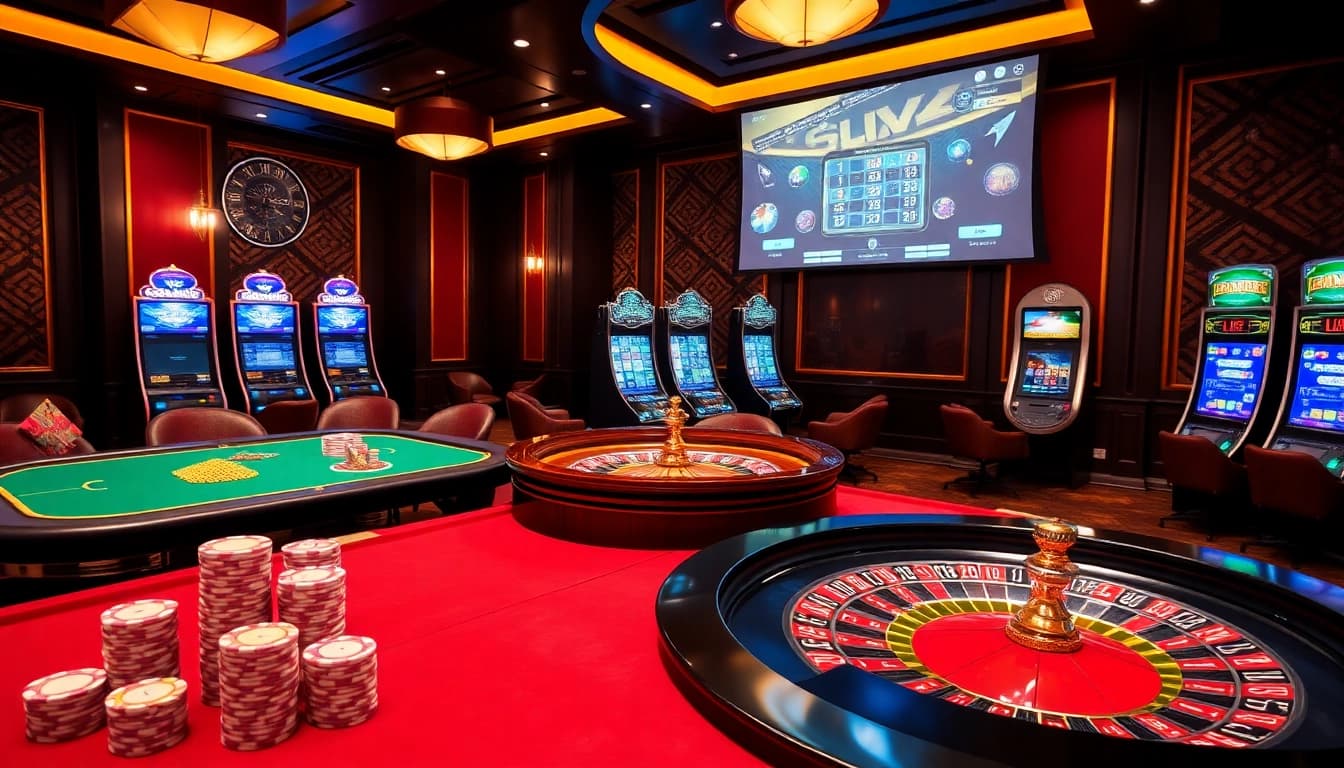 Lixi88 Club features an exciting online gambling setup with casino tables and interactive gameplay.