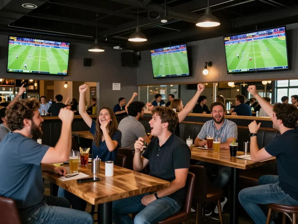 90phut sports fans eagerly engaging in live betting while watching matches