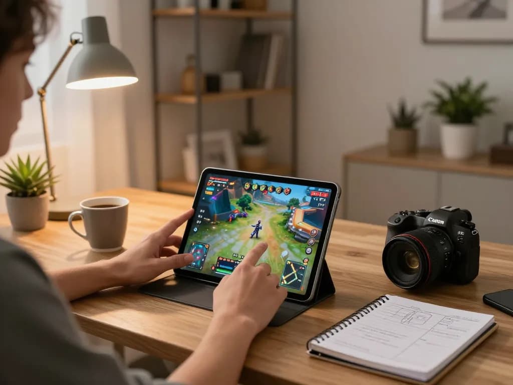 Engaging gameplay of game TT88 on tablet showcasing strategic betting decisions.