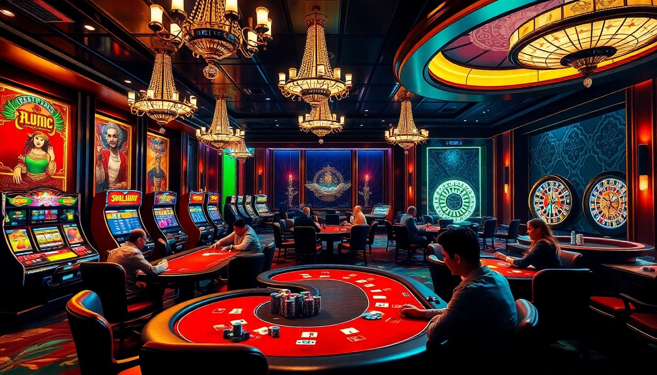 Experience the excitement of poker at V7SB's luxurious online casino with vivid gameplay and vibrant atmosphere.
