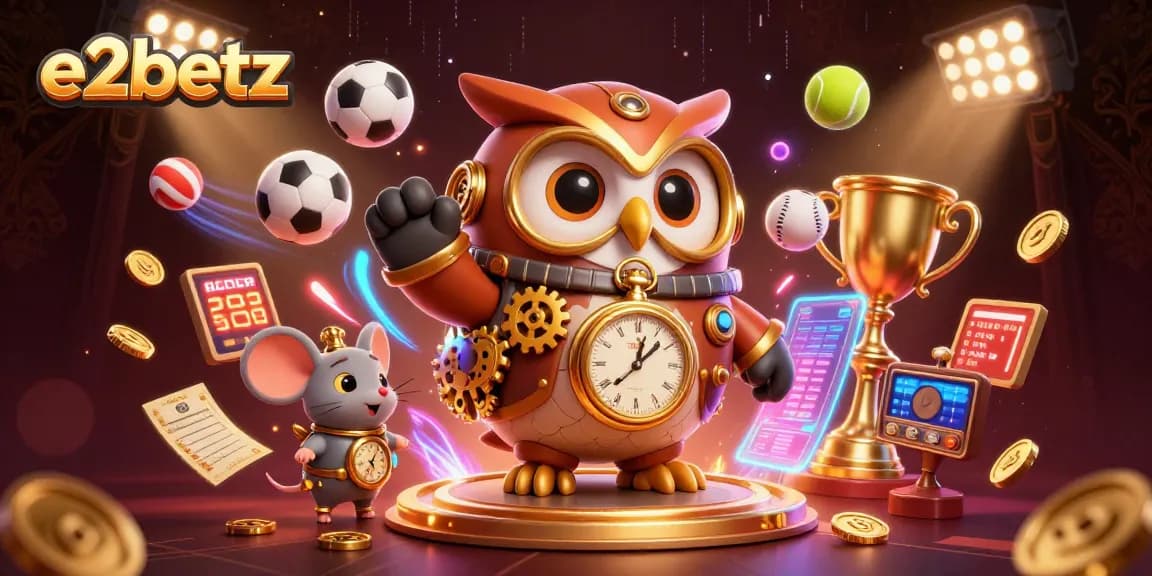 Engage with e2betz to experience thrilling casino action with steampunk characters and dynamic sports elements.