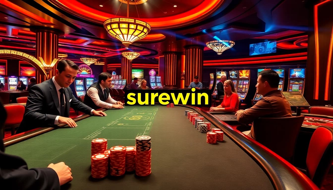 Experience the excitement of surewin with vibrant casino games and professional gameplay.