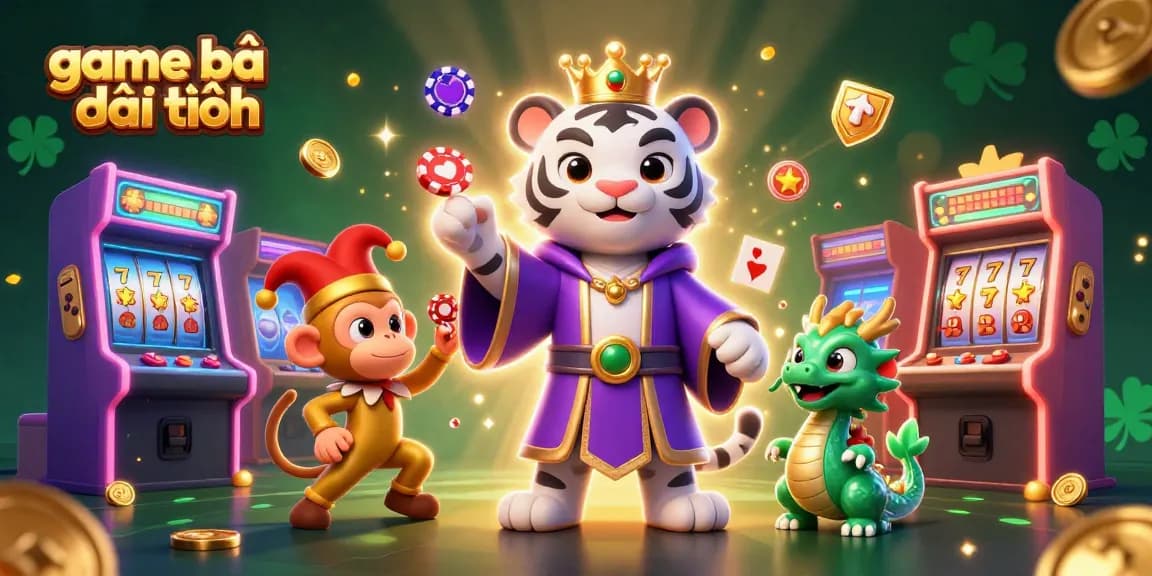 Enhance your gaming with game bài đổi thưởng in an ultra-detailed casino illustration featuring iconic characters.