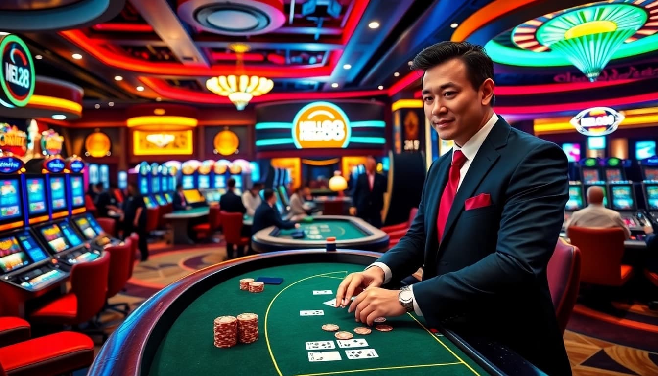 Experience the thrill of gaming at Hello88 with vibrant tables and exciting players.