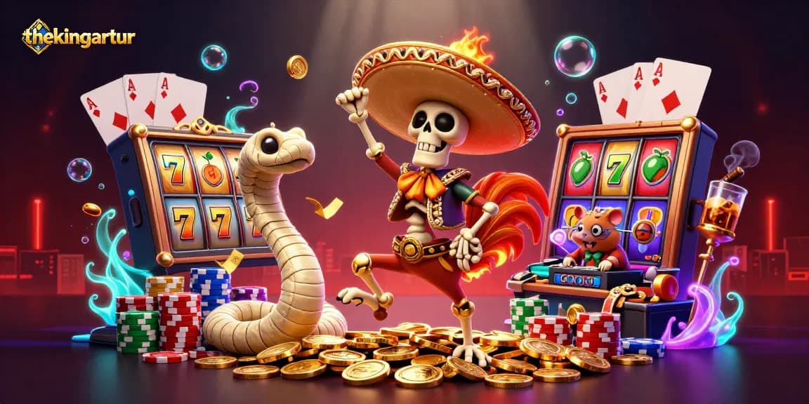 Win big with thekingarthur's electrifying bonus buy slots, featuring vibrant characters and thrilling gameplay.