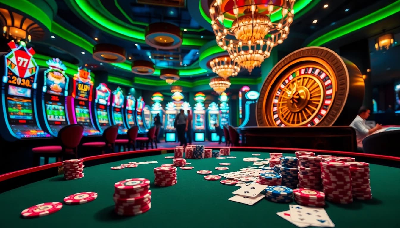 Experience the thrill of nk88 at a glamorous casino with vibrant games and high stakes.