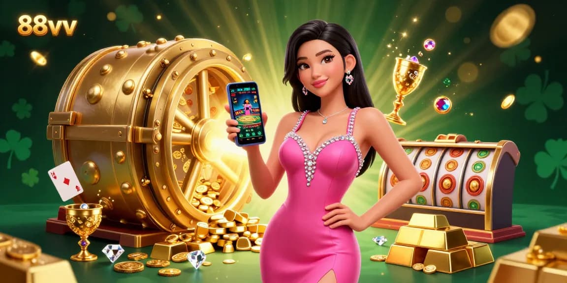 Play live dealer games on 88vv while surrounded by treasure and excitement.