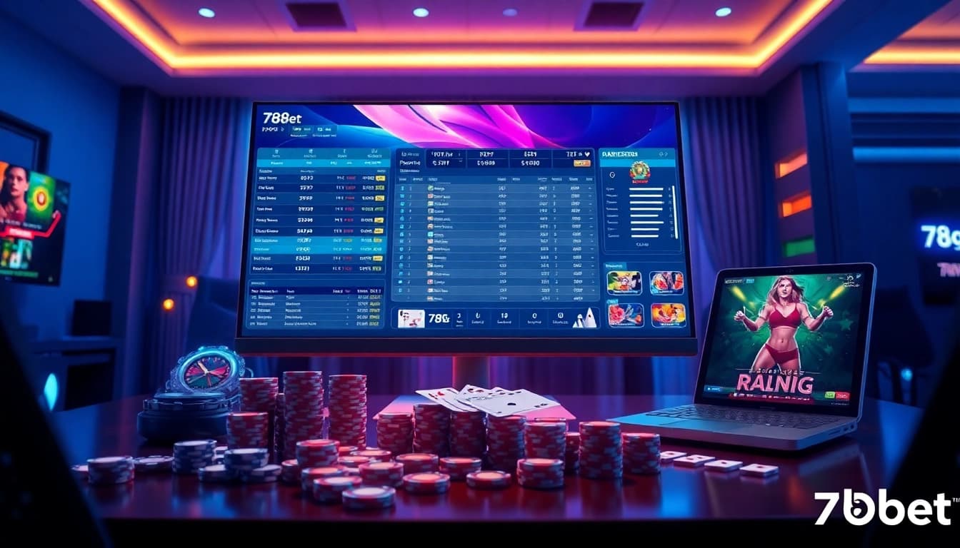 Interactive 789bet online betting environment showcasing casino games and sports odds.