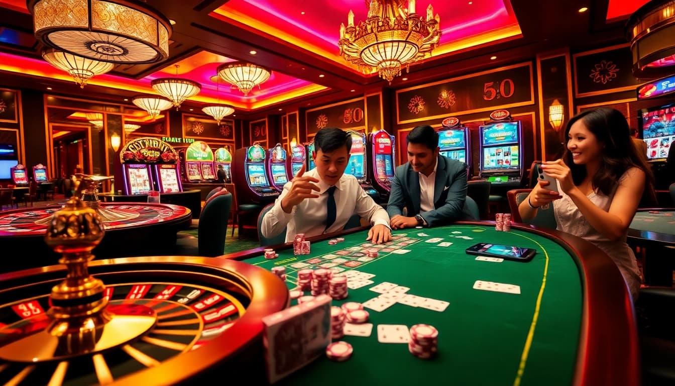 Experience excitement at TRANG CHỦ NOHU90 with vibrant casino games and winning moments.