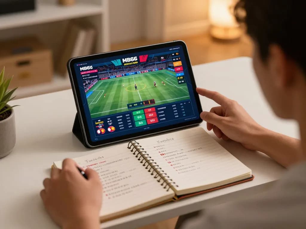 Engage with sports betting on MB66-t platform, focusing on live events and strategic gameplay.