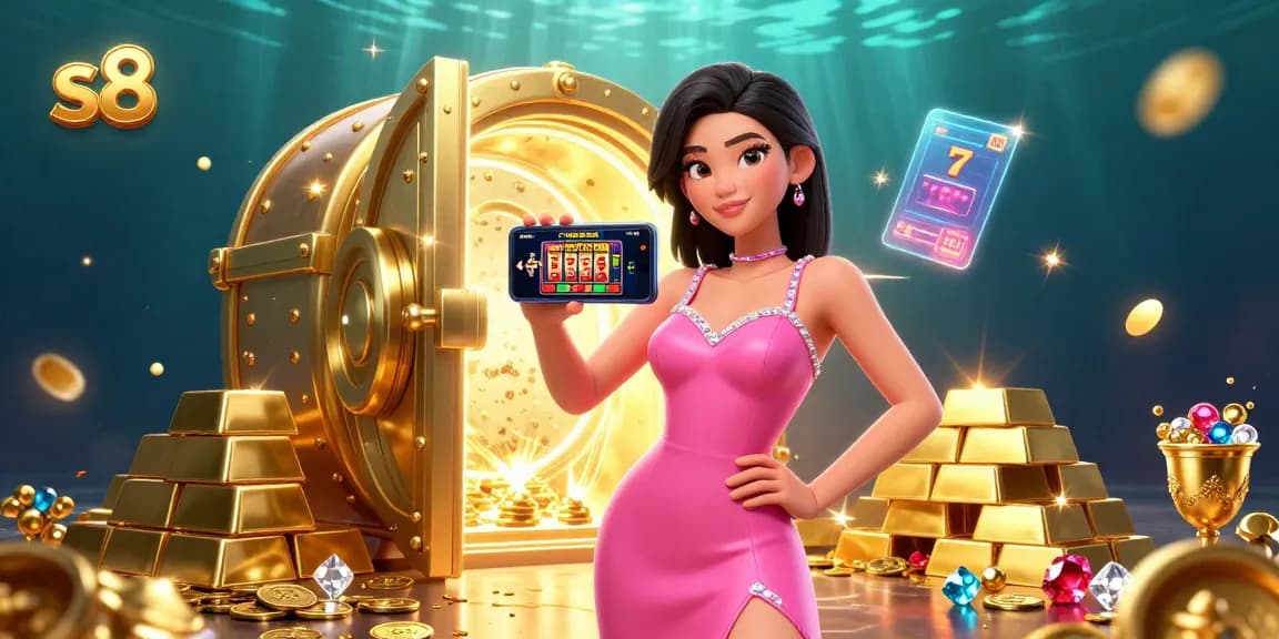 Experience excitement at s8 with a vibrant live dealer casino game illustration featuring thrilling elements.