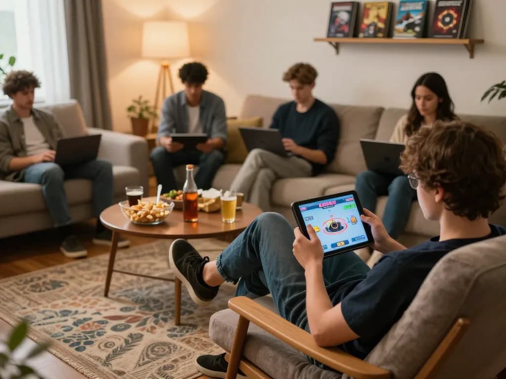 Using 555win app for online gambling in a cozy home setup with tablet and strategy notes