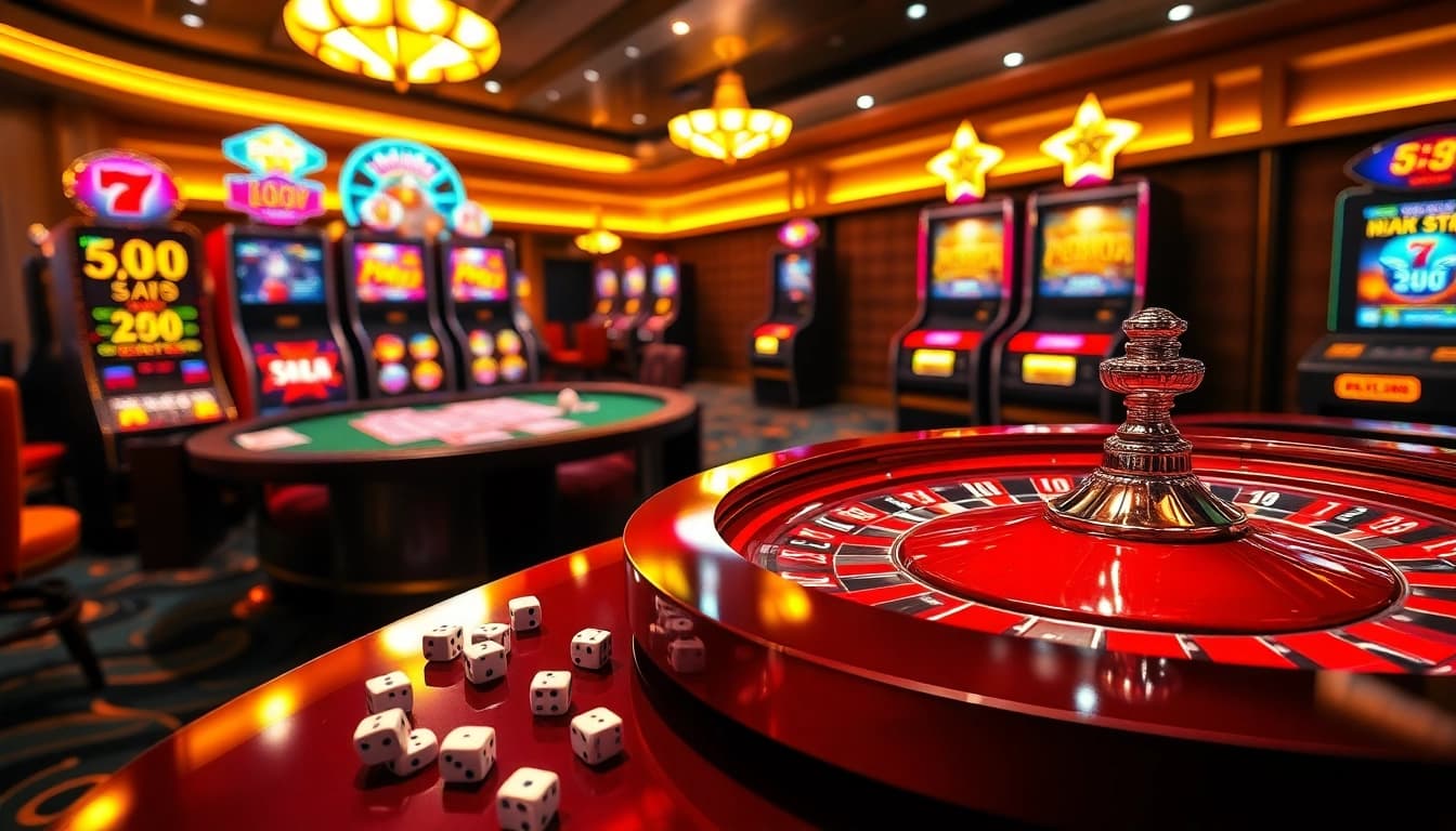 Enjoying an immersive gaming experience at https://88vv.help/ with vibrant poker chips and roulette.