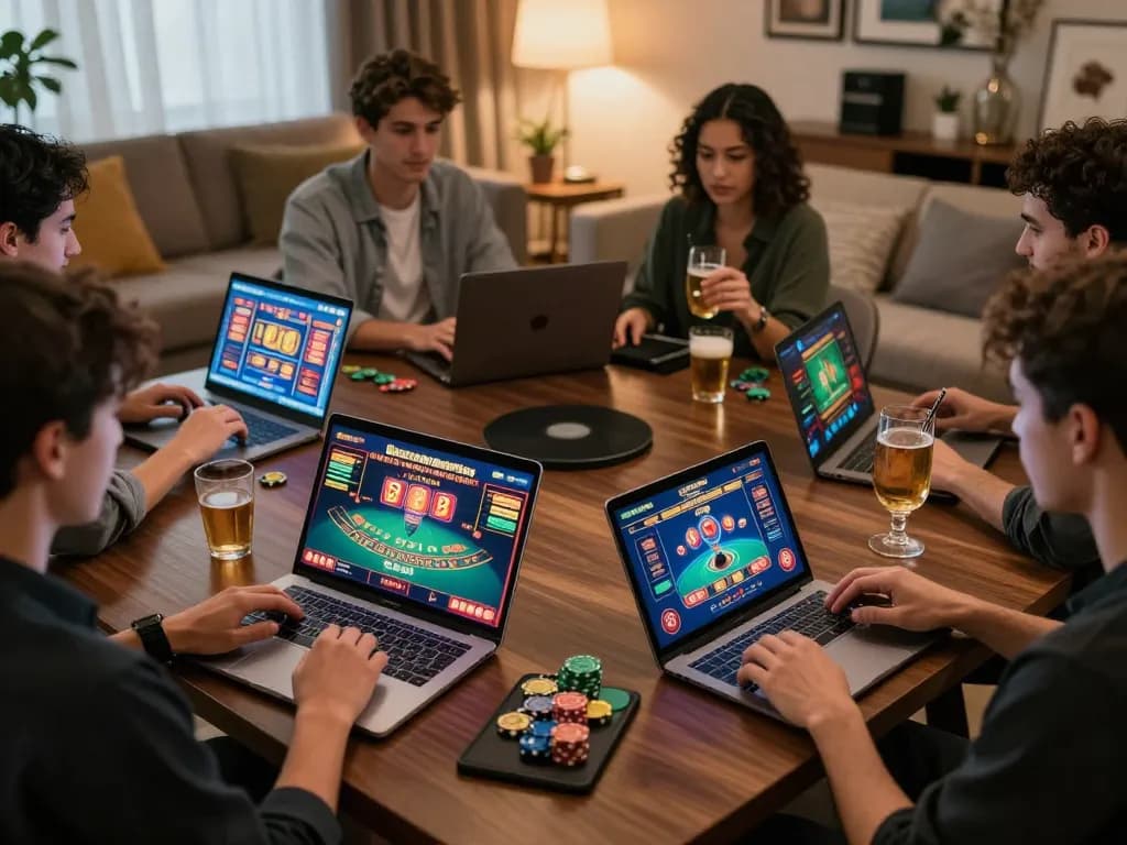 Experience dynamic online gaming with ee88go in a cozy home setting, enjoying vibrant games and social interaction