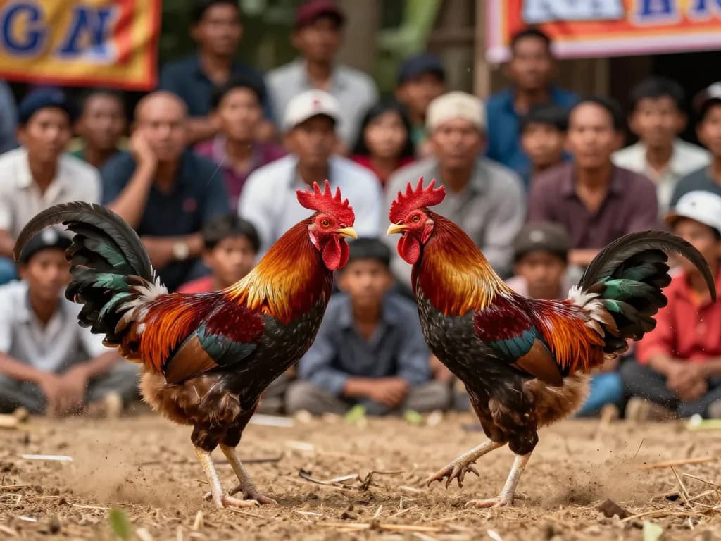Trải nghiệm hành động mãnh liệt của đá gà thomo HD khi những chú gà chọi đối đầu trong một trận đấu sôi động.