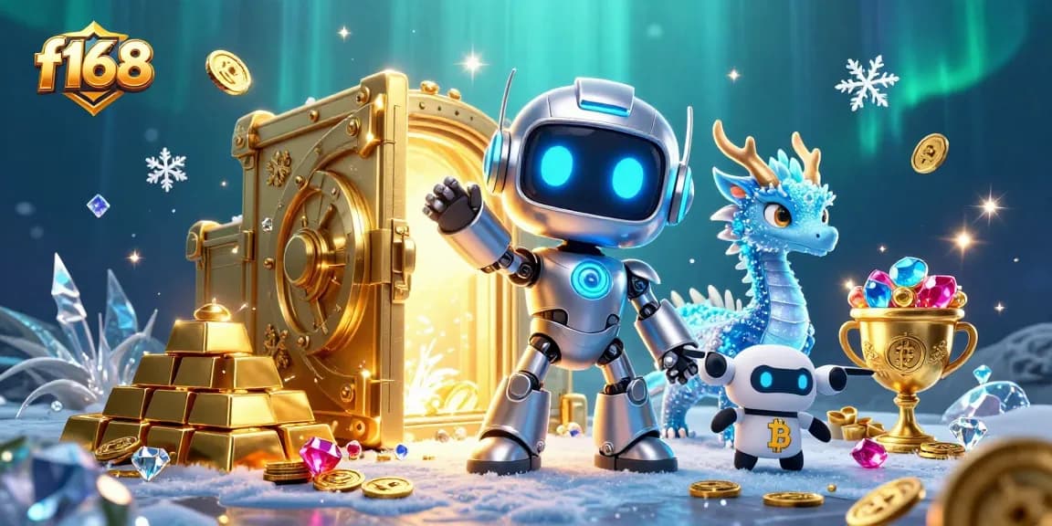 Experience winning thrills with f168 in an exciting casino scene bursting with treasures and characters.
