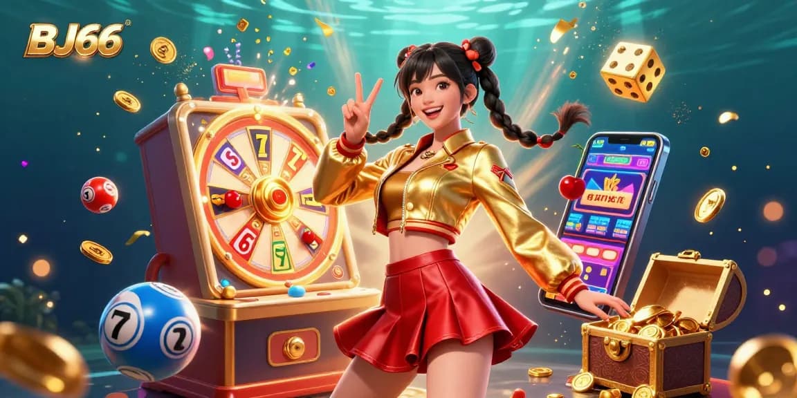 Experience winning at BJ66 with colorful games, vibrant characters, and an exciting jackpot atmosphere.