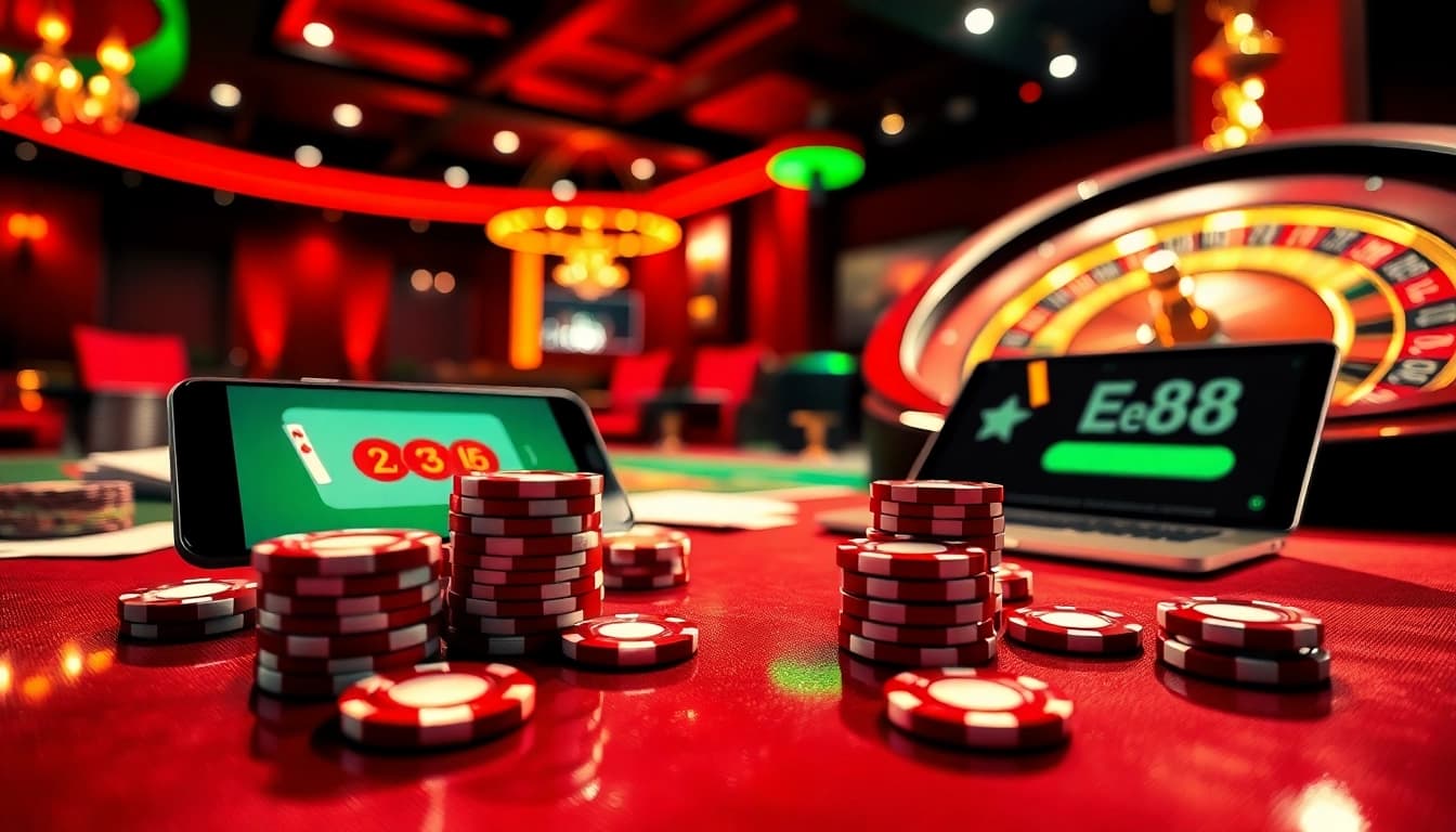 Experience thrilling gameplay at the Ee88 casino with vibrant tables and dynamic games.