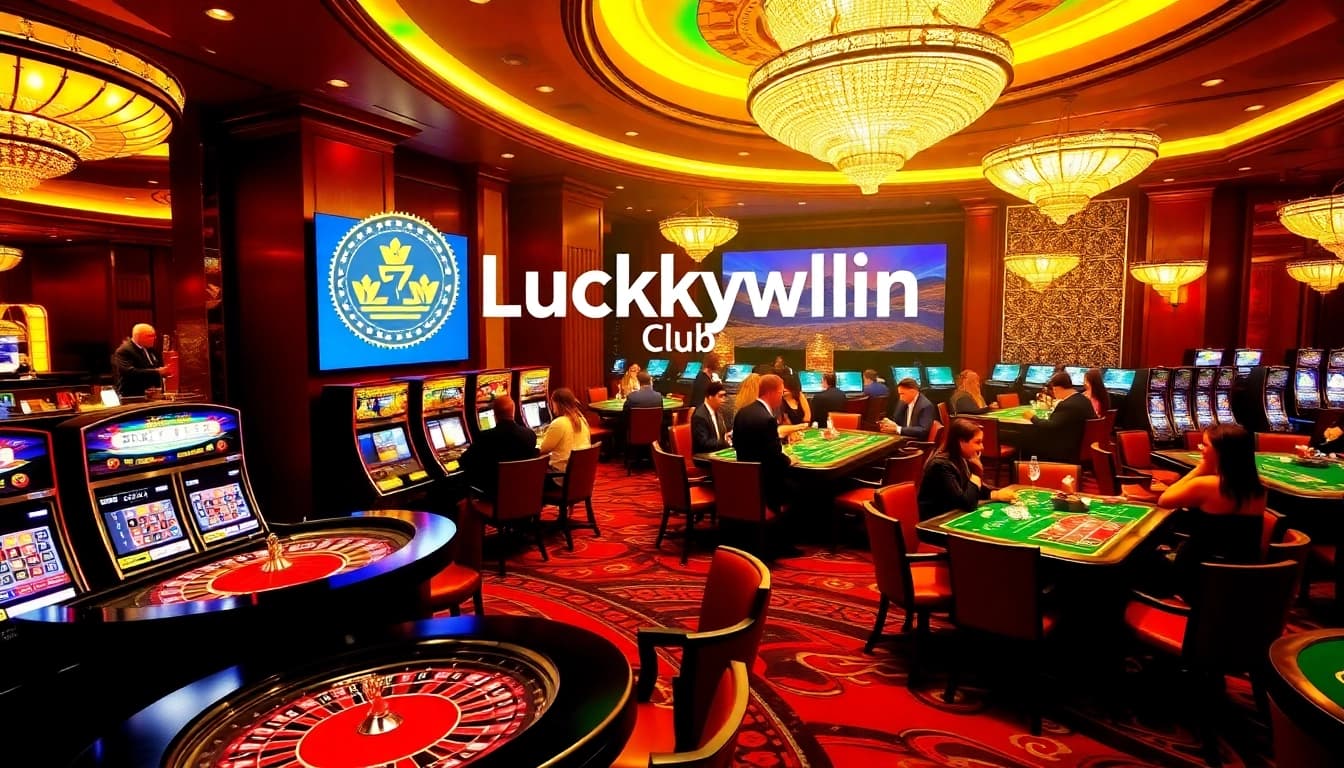 Experience the excitement at Luckywin Club with vibrant casino games and engaging players.
