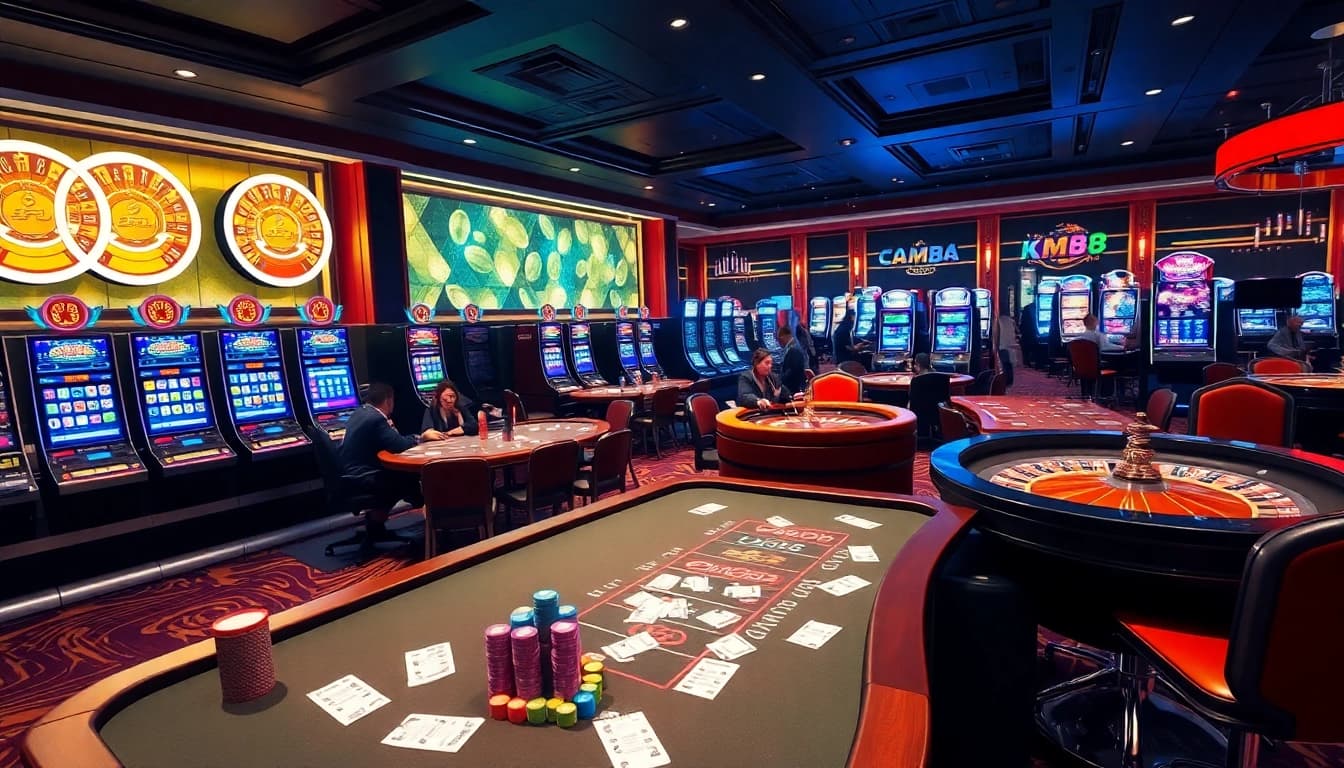 Experience the excitement of km88 casino gaming with vibrant tables and thrilling players.