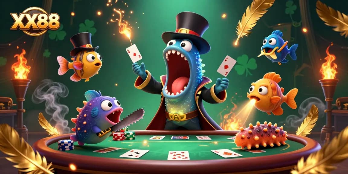Engage with thrilling games and poker action at XX88's vibrant casino atmosphere.