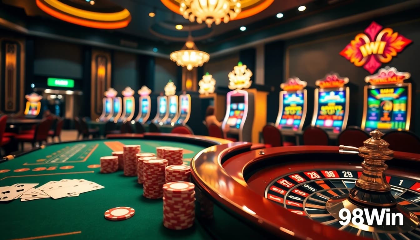 Experience thrilling gameplay at 98Win with Baccarat and Casino excitement.