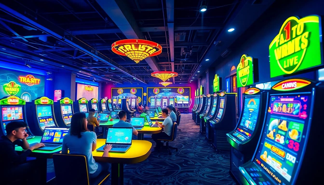 Experience thrilling online gaming at luck8win.live with vibrant casino visuals.