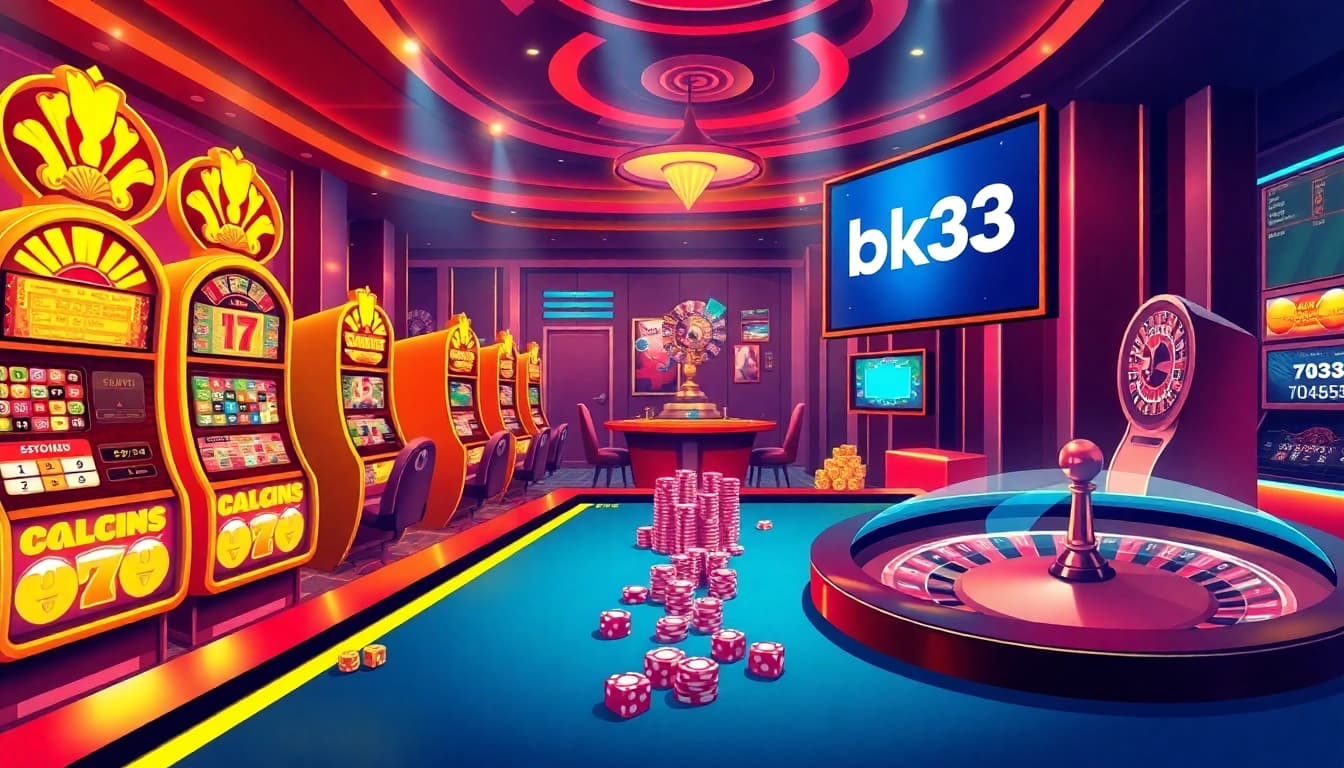 Experience the thrill of bk33 with vibrant casino tables and immersive online gaming.