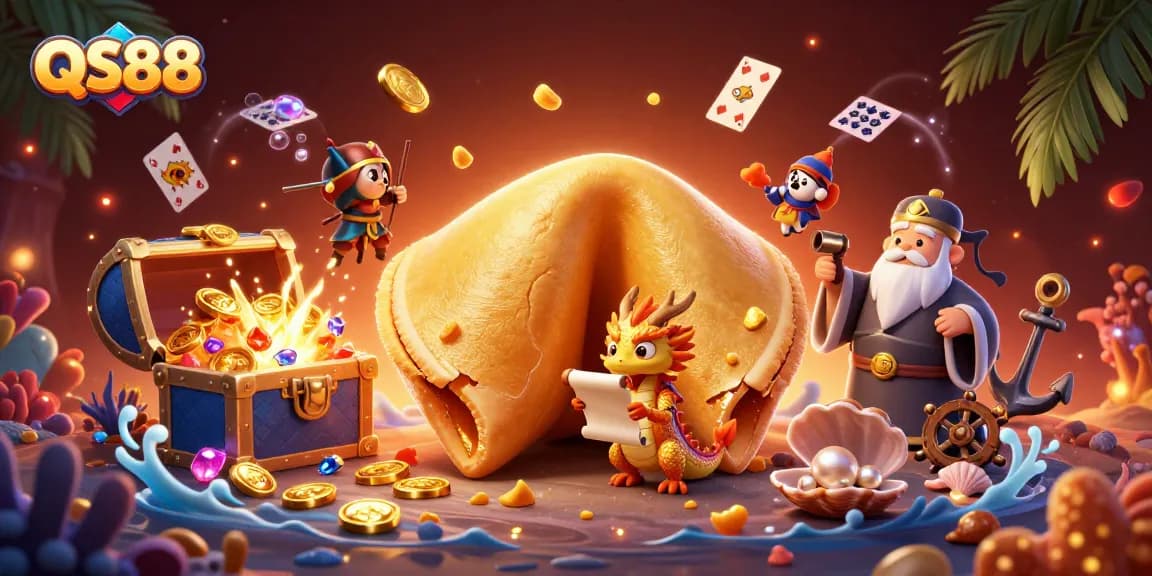 Engage in seamless gaming at QS88 with an illustration of a vibrant casino adventure.