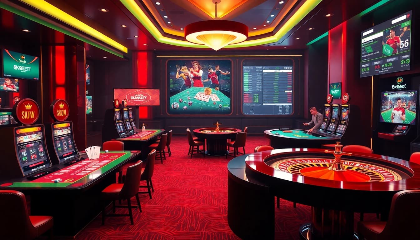 Experience the excitement of trang chủ 8kbet with luxurious casino gaming visuals.