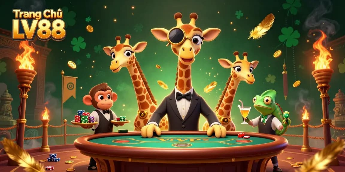 Experience the thrill at Trang Chủ LV88 with high-stakes gaming and vibrant casino atmosphere.