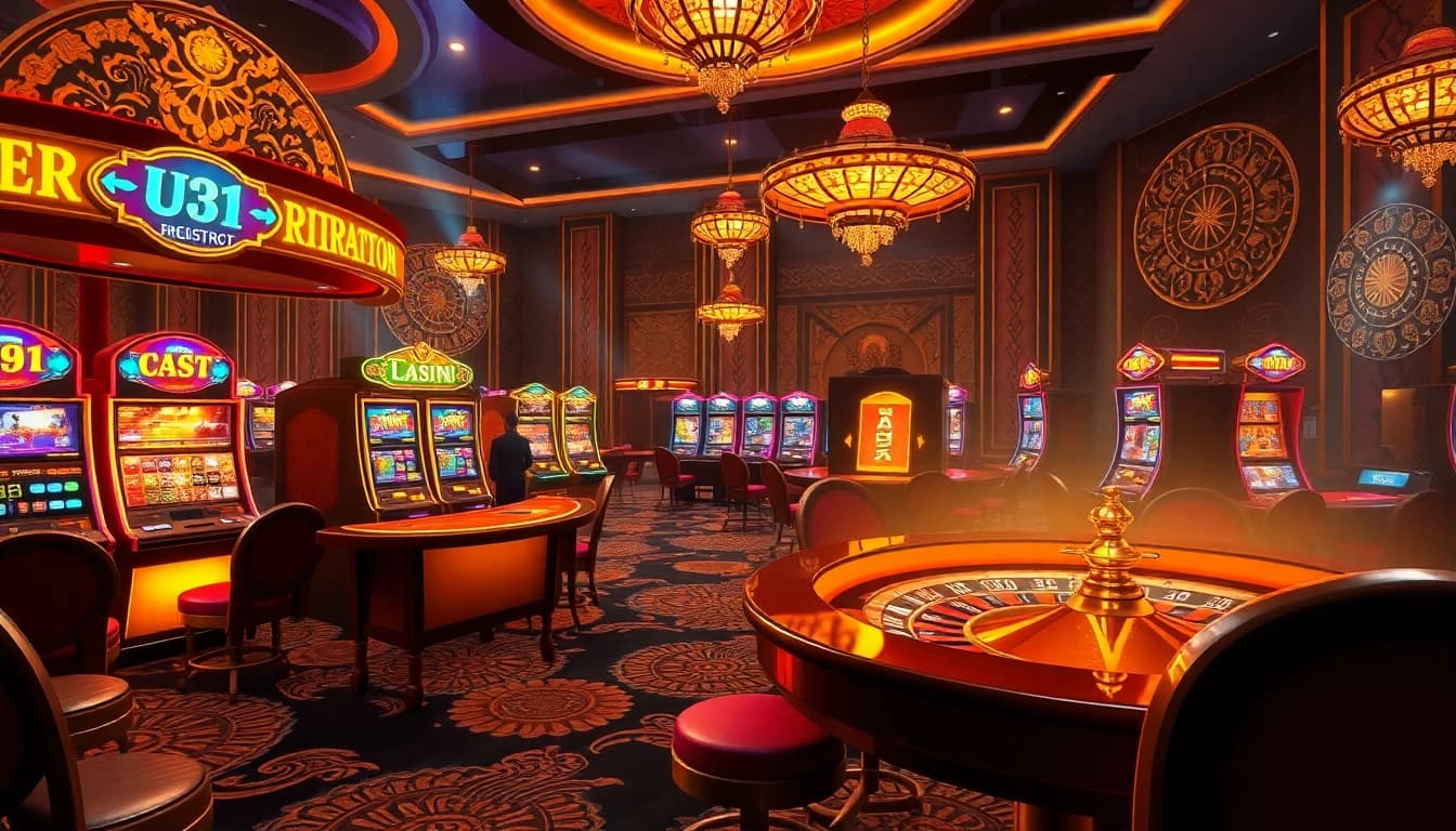 Experience thrilling gameplay at U31 game ลงทะเบียน with a luxurious casino atmosphere.