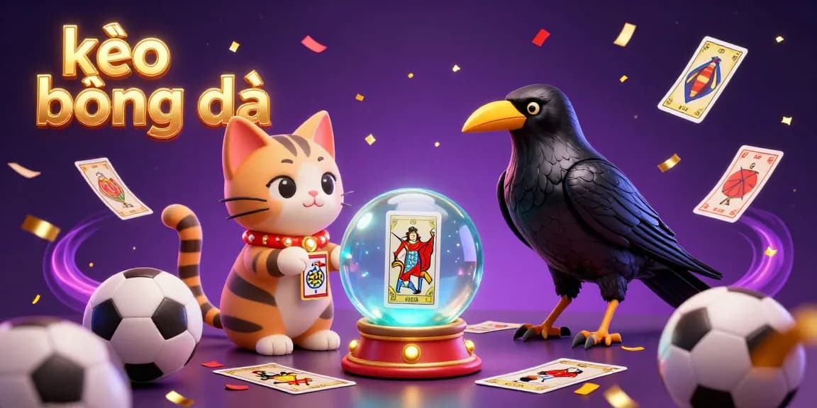 Experience kèo bóng đá with dynamic sports betting elements and mystical characters in a vibrant setting.