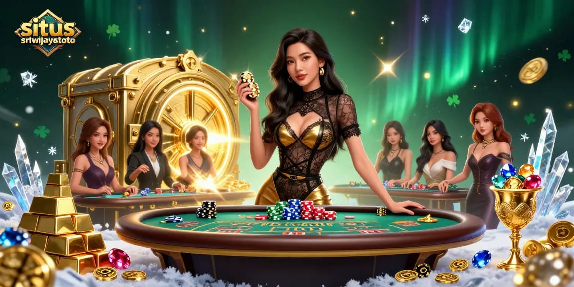 Sit at the exclusive baccarat table with situs sriwijayatoto while winning golden casino chips.