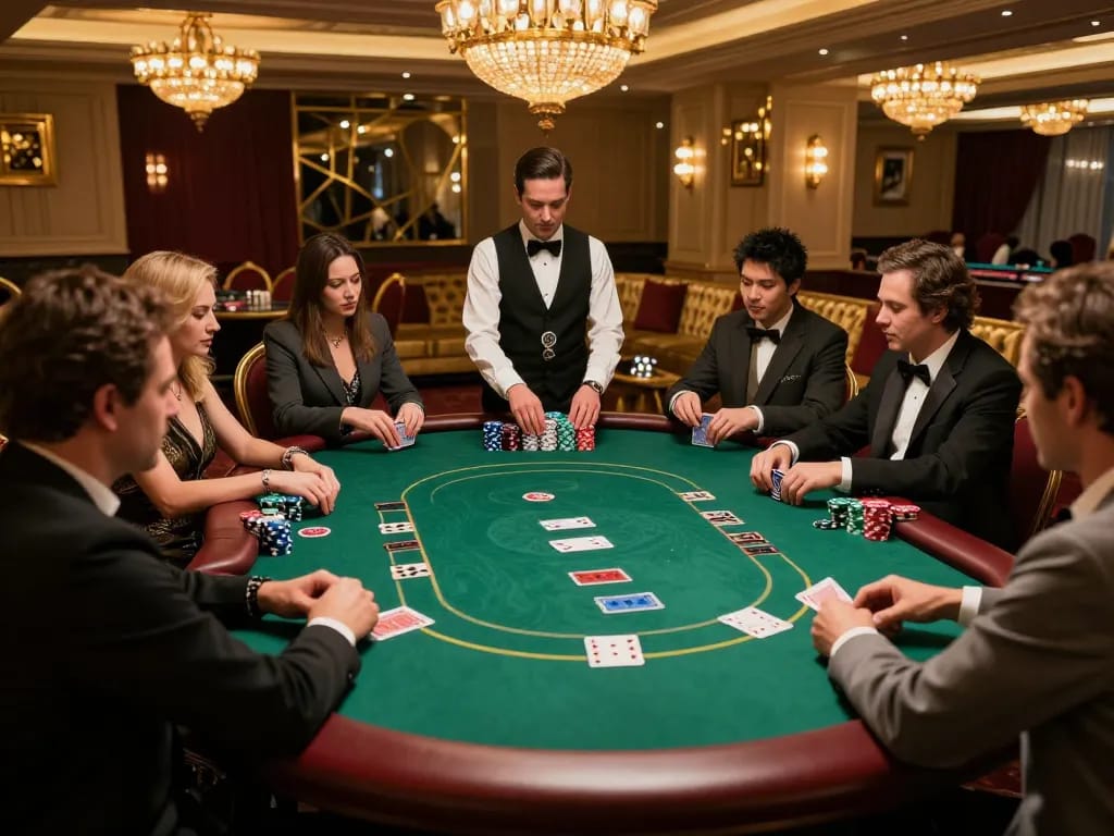 Experience the thrill at iwin club with players engaging in an exciting poker game