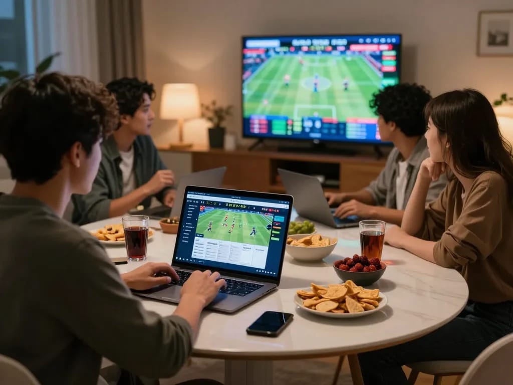 Experience thrilling sports betting at home with FLY88, friends, and live game action.