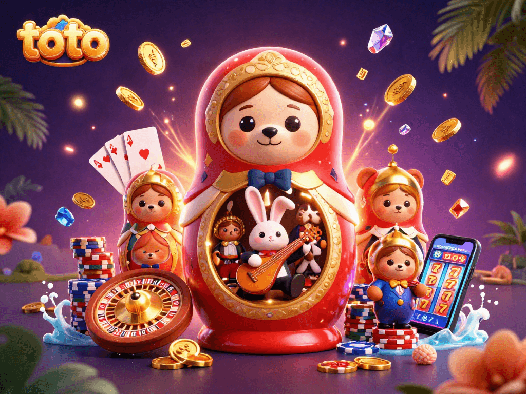 Engage with thrilling toto casino games featuring vibrant characters and dynamic elements.