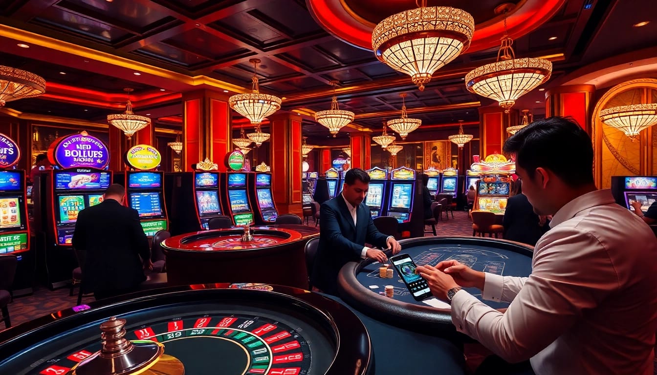 Experience Hitclub đăng ký while enjoying a vibrant casino atmosphere filled with exciting games and players.