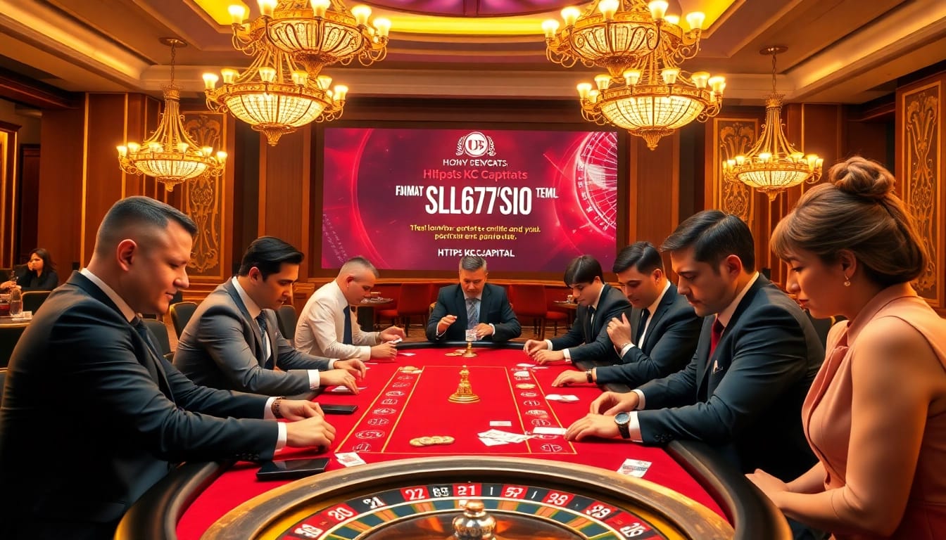Join the thrilling action at https://kjc.capital/ with an elegant poker game featuring luxury and excitement.