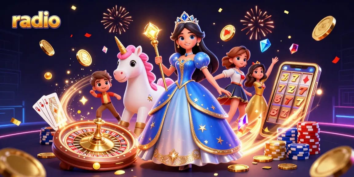 Play exciting casino games at Sunwin while enjoying magical moments with the radio theme.