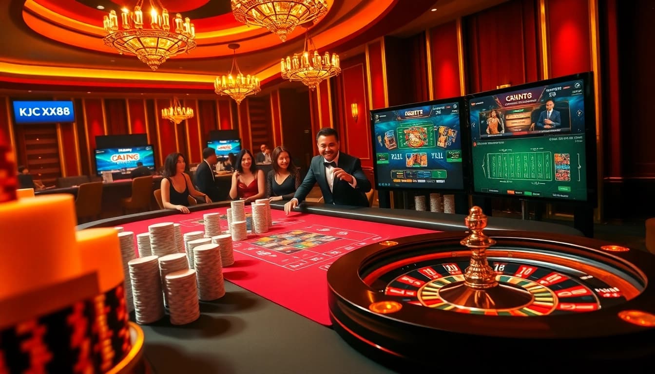 Experience the thrill of kjc xx88 with luxurious poker and roulette action.