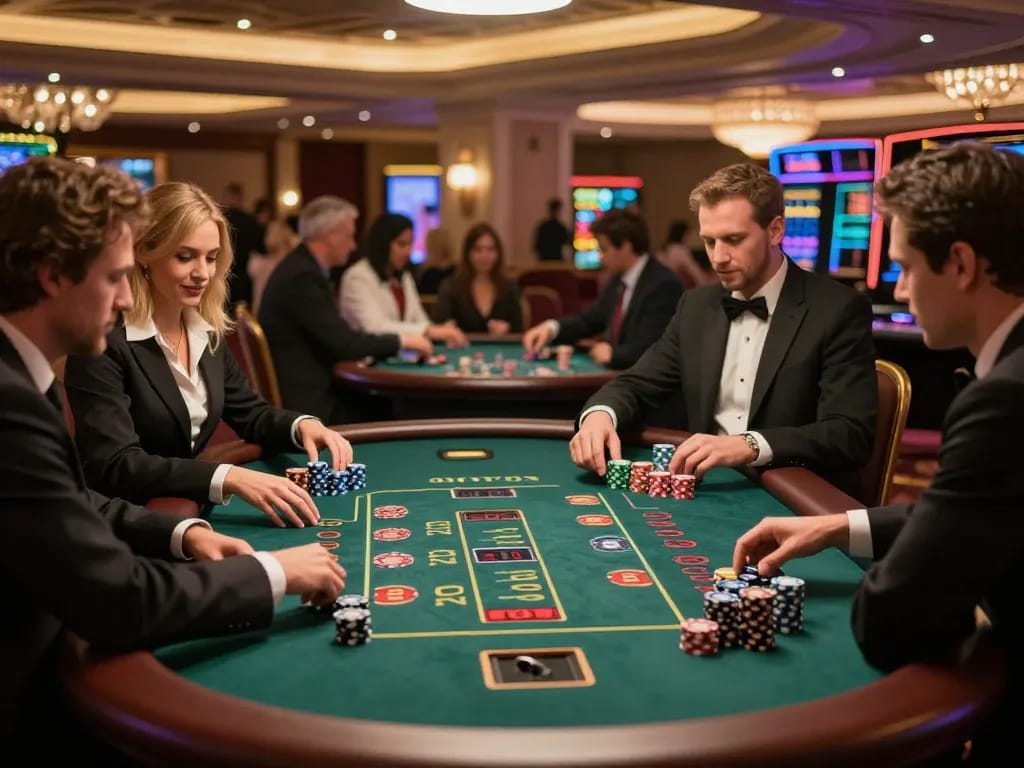 Place bets and enjoy thrilling gameplay at bet 88 casino with vibrant atmosphere and elegant tables.
