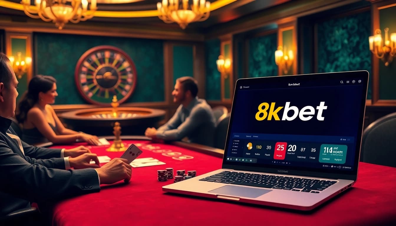 Experience the thrill of 8kbet with innovative online gambling interfaces and luxurious casino scenes.