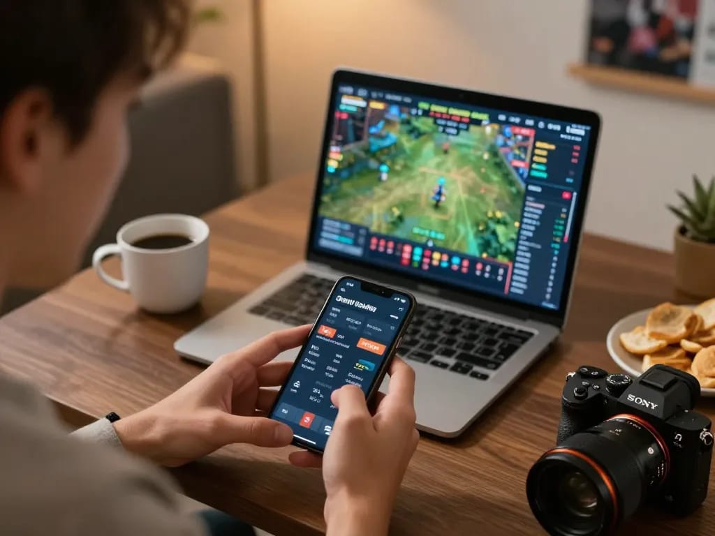 Engaging live sports betting moments with nhà cái 888VI on smartphone screen, showcasing a competitive atmosphere