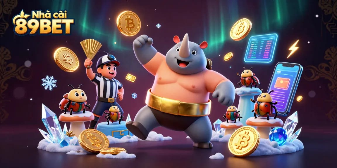 Experience excitement at Nhà cái 89BET with the thrilling showdown of a beetle sumo champion!