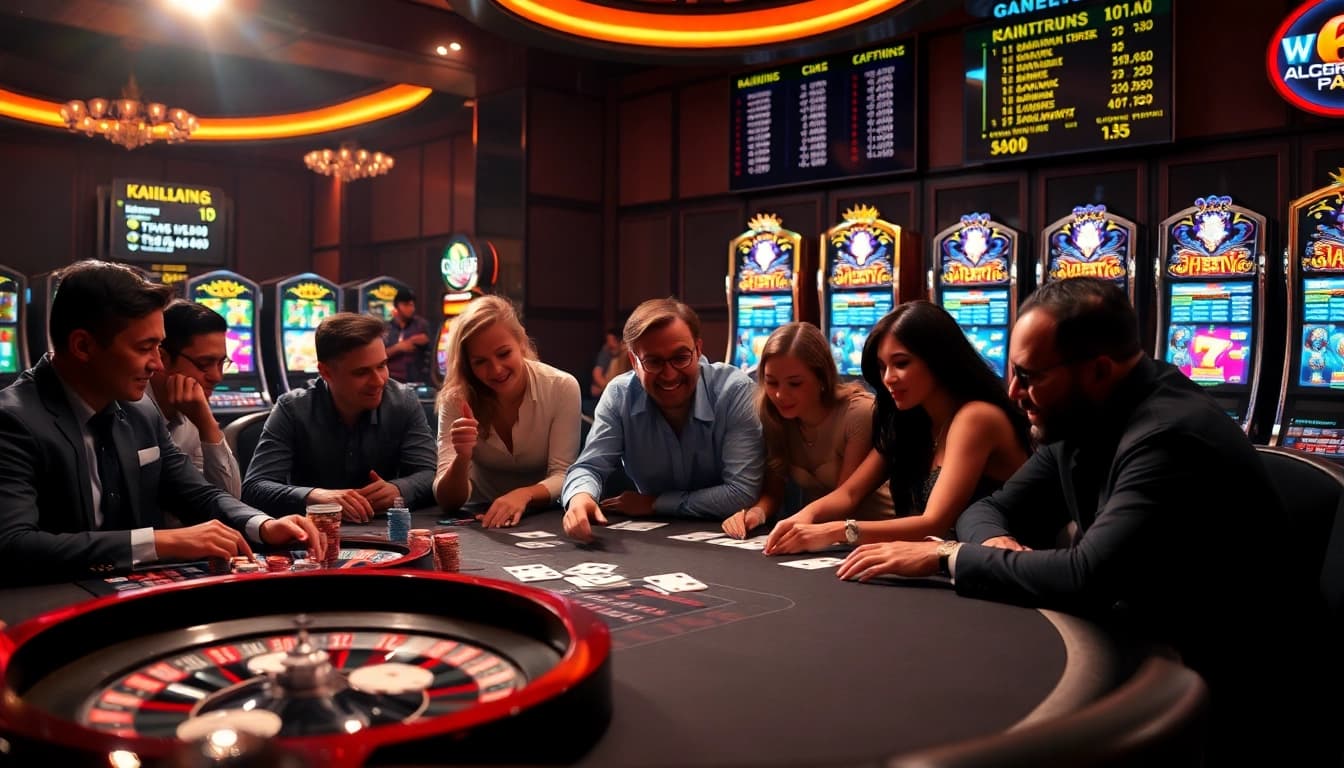 Win big in the thrilling game of tiên nghịch with intense poker action and vibrant casino atmosphere.