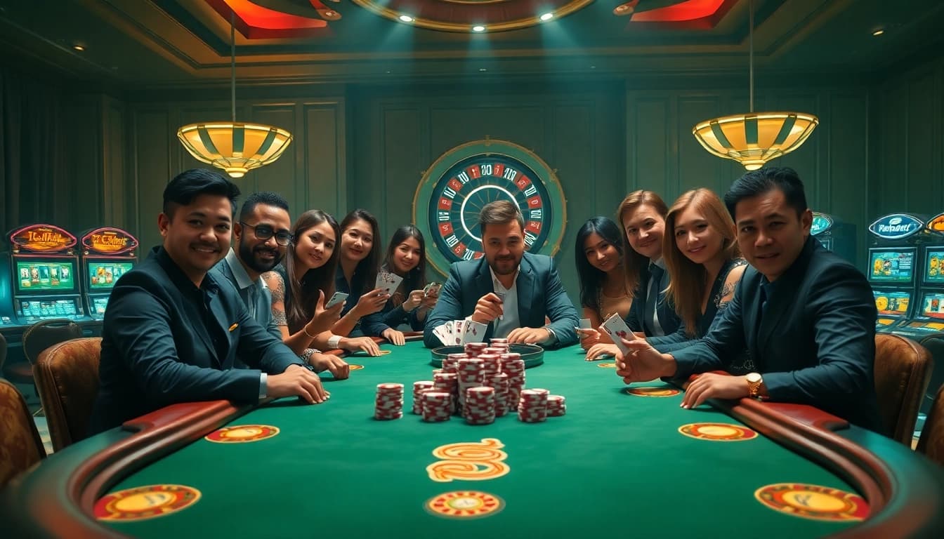 Experience high-stakes play at the Vaobet casino, showcasing poker strategies and vibrant gaming excitement.